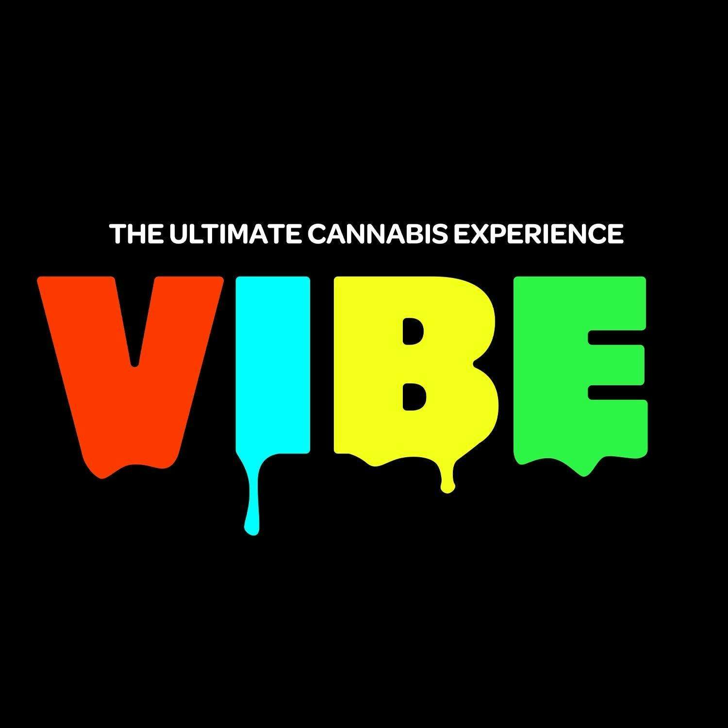 Vibe - The Ultimate Cannabis Experience storefront banner - recreational marijuana dispensary