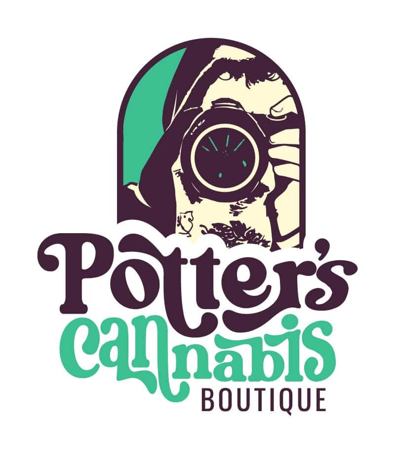 Potters Cannabis Boutique storefront banner - recreational marijuana dispensary