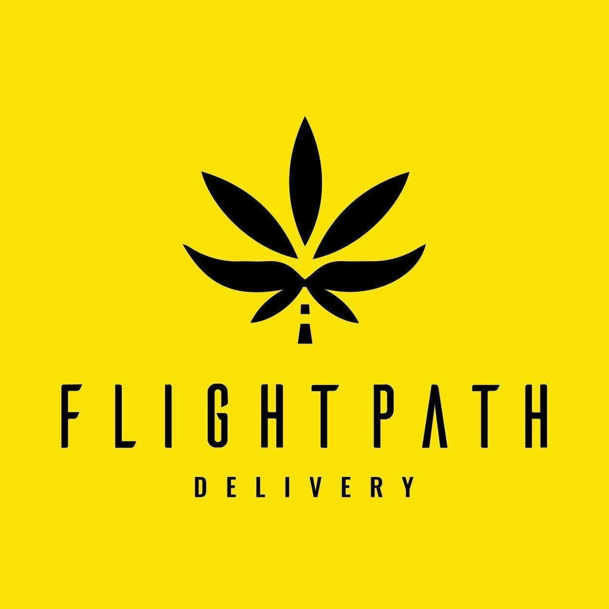 Flight Path Delivery storefront banner - recreational marijuana delivery