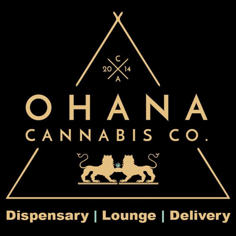 Ohana Cannabis - Palm Springs storefront banner - recreational marijuana dispensary