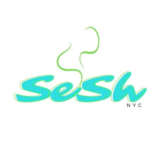 Sesh NYC - Manhattan storefront banner - recreational marijuana delivery