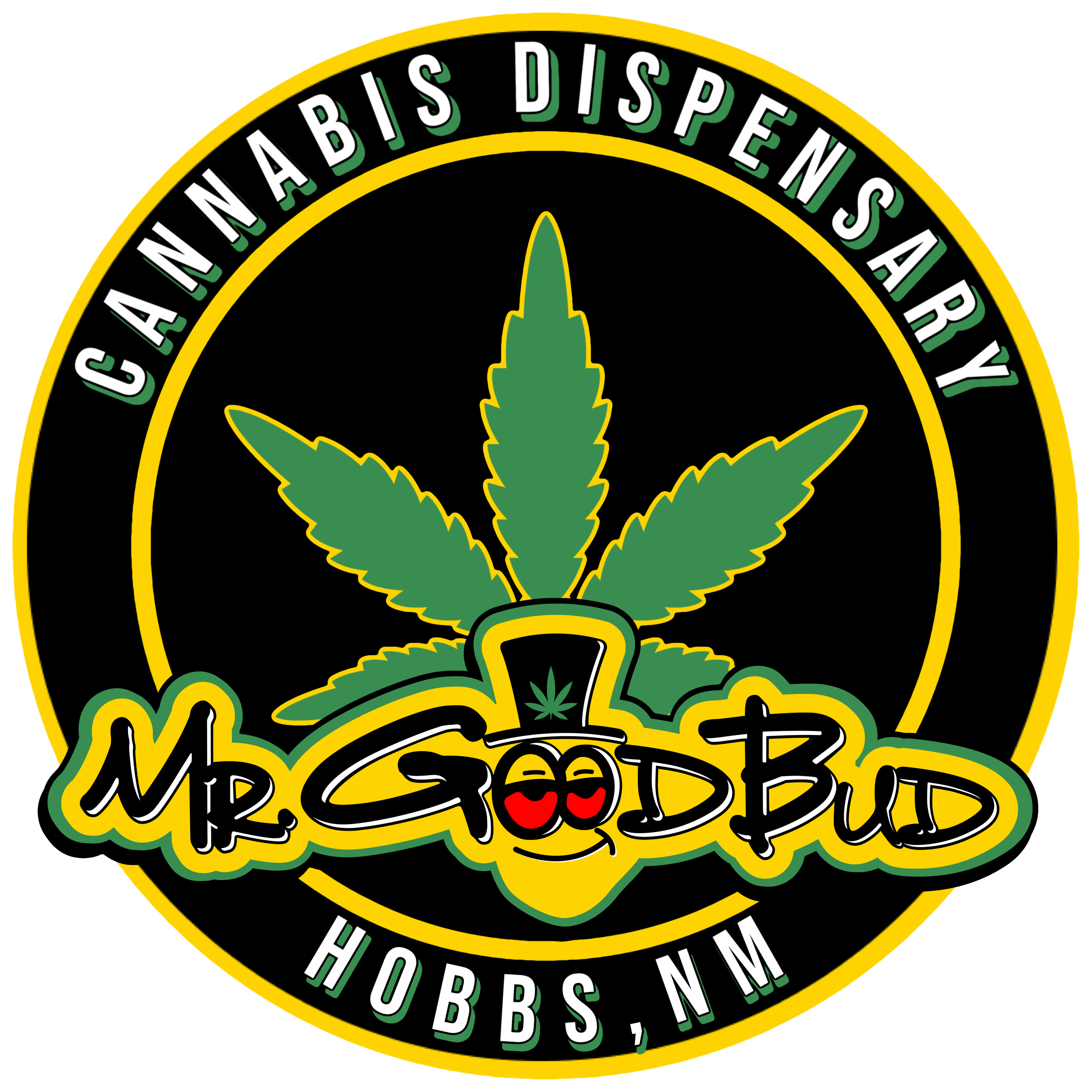 Mr Goodbud storefront banner - recreational marijuana dispensary