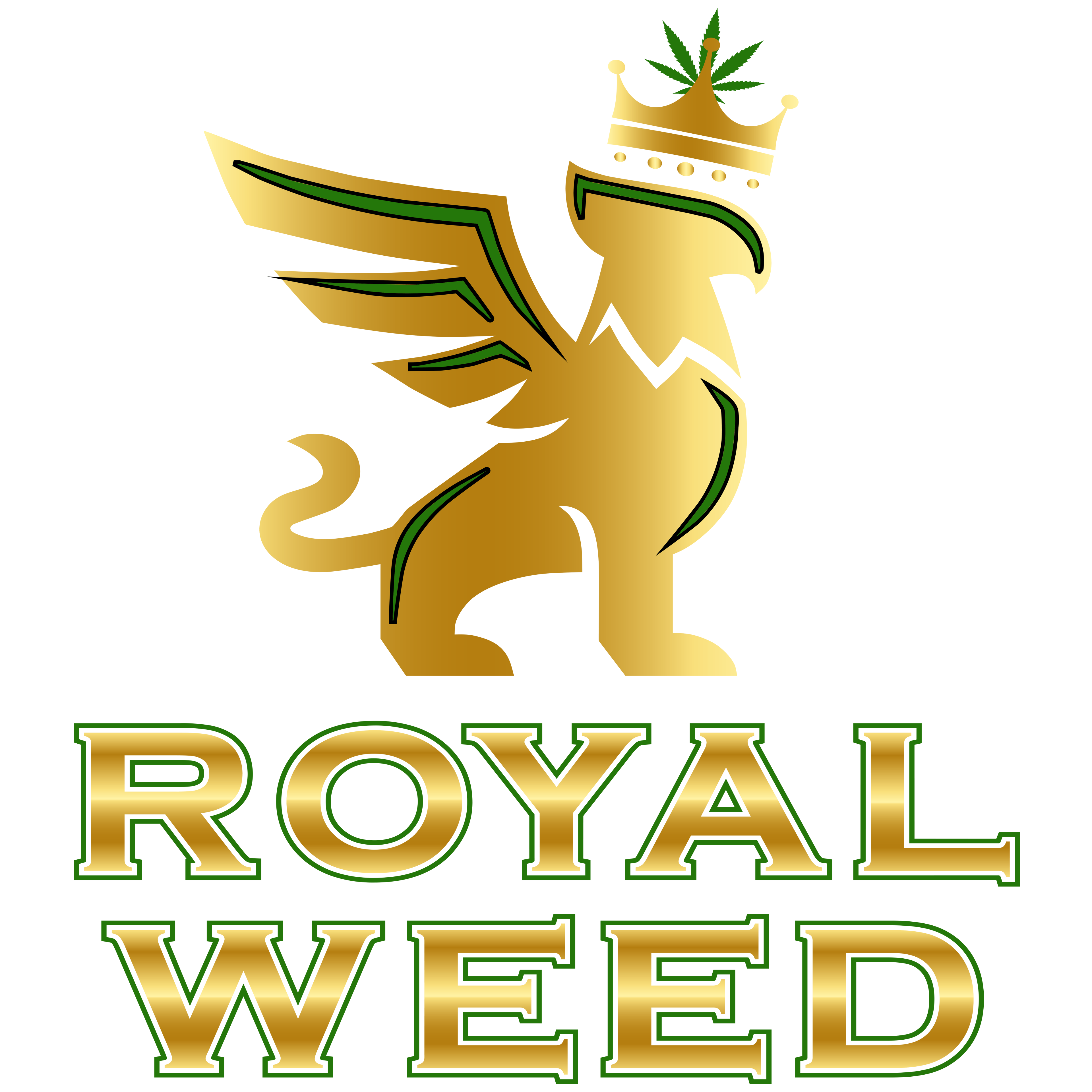 Royal Weed Cannabis Dispensary storefront banner - recreational marijuana dispensary