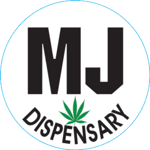 MJ Dispensary storefront banner - recreational marijuana dispensary