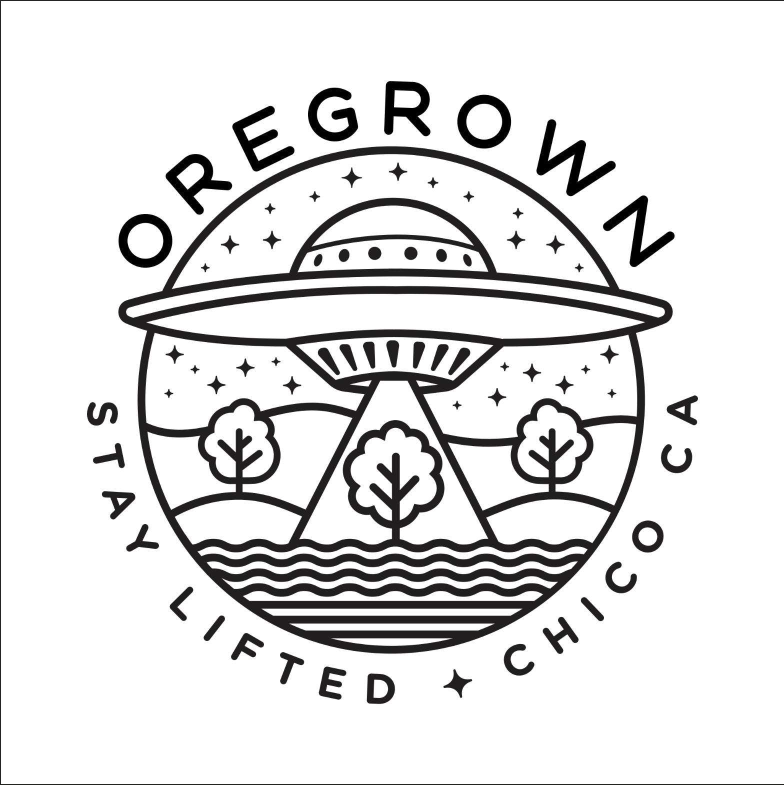 Oregrown - Chico storefront banner - recreational marijuana dispensary