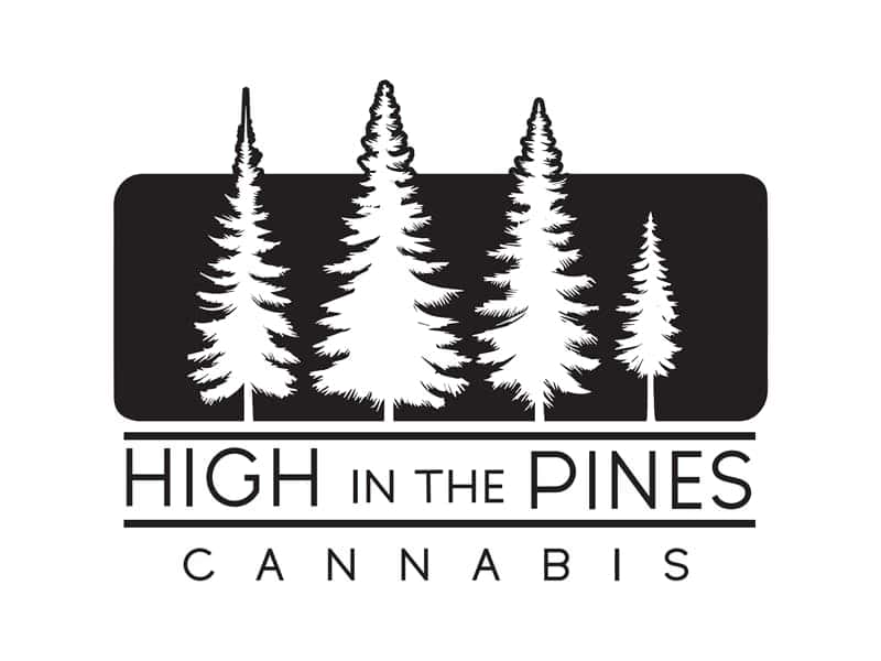 High In The Pines storefront banner - recreational marijuana dispensary