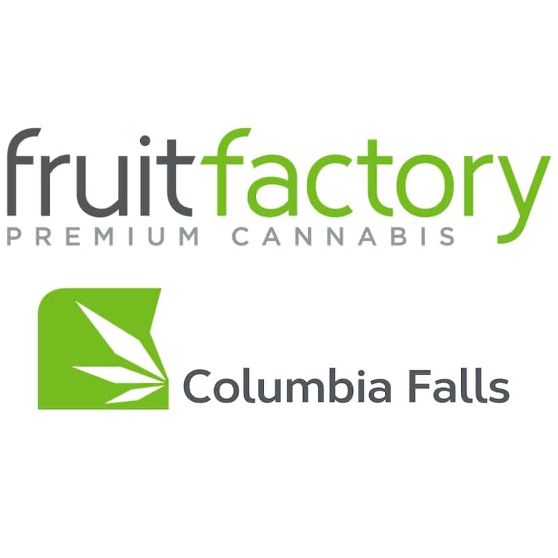 The Fruit Factory - Columbia Falls storefront banner - recreational marijuana dispensary