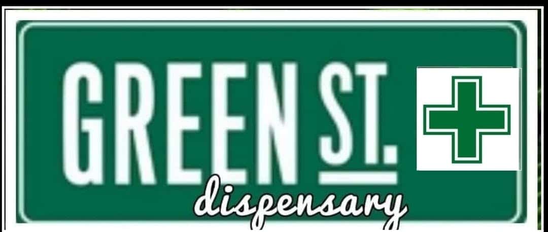 Green St Dispensary storefront banner - recreational marijuana dispensary