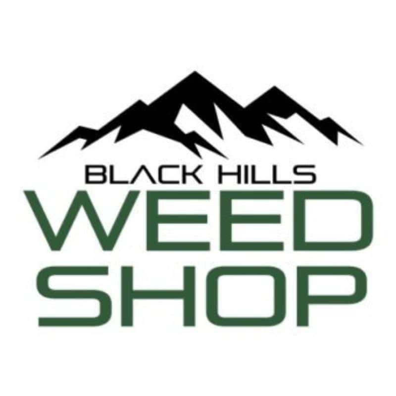 Black Hills Weed Shop storefront banner - recreational marijuana dispensary