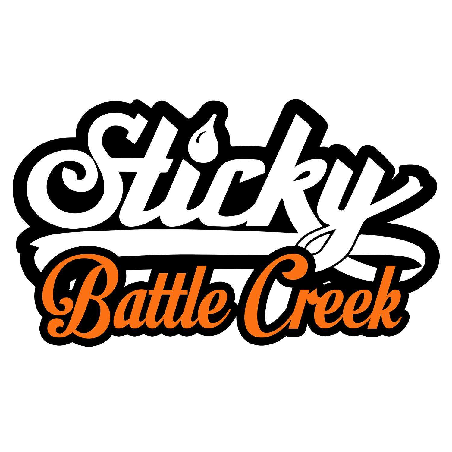 Sticky Battle Creek storefront banner - recreational marijuana dispensary