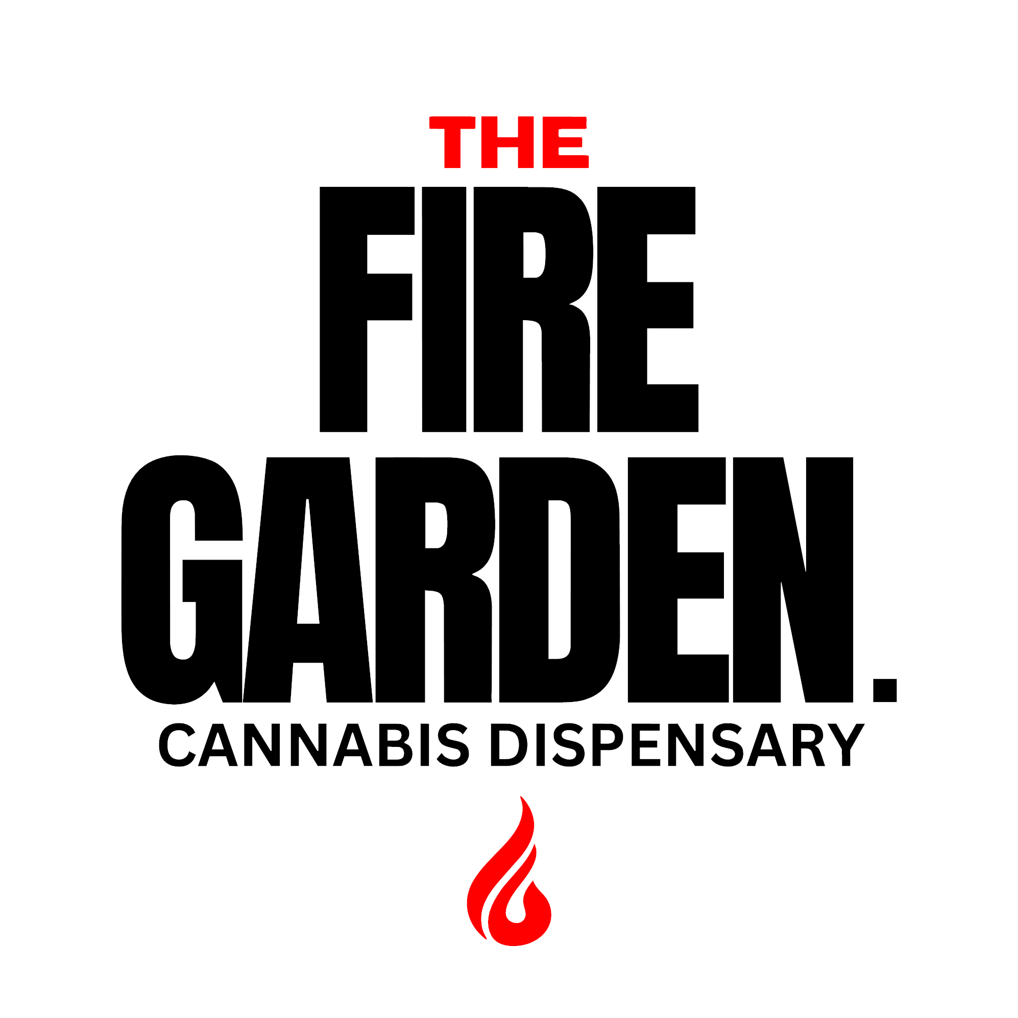 The Fire Garden storefront banner - medical and recreational marijuana dispensary