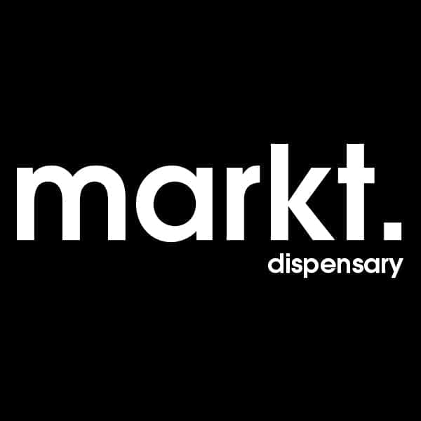 Markt. Dispensary storefront banner - recreational marijuana dispensary