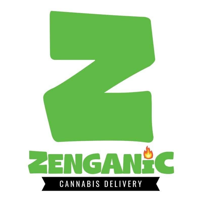 Zenganic storefront banner - recreational marijuana delivery