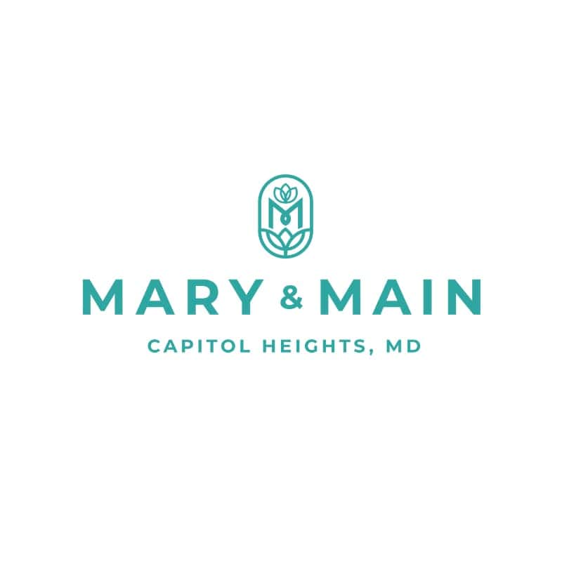 Mary & Main storefront banner - recreational marijuana dispensary