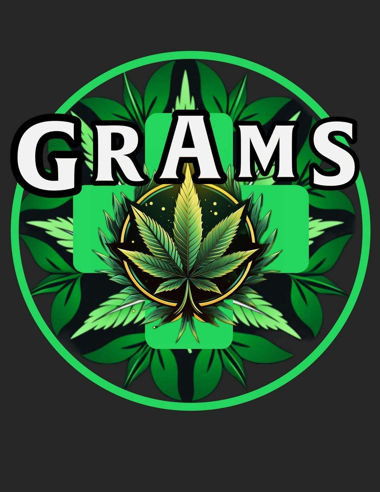 GRAMS DISPO storefront banner - recreational marijuana dispensary