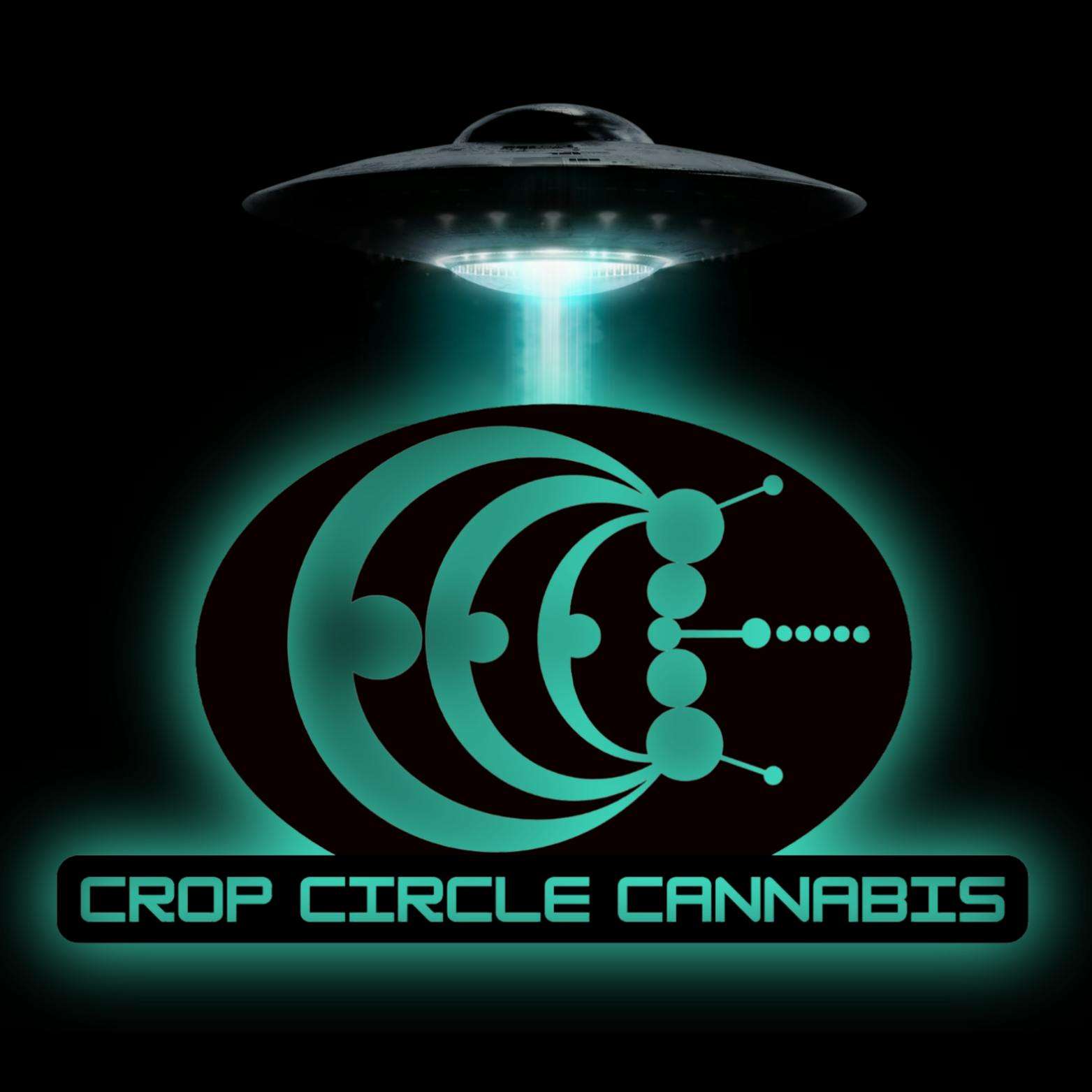 Crop Circle Cannabis storefront banner - recreational marijuana delivery