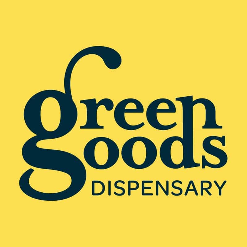 Green Goods Baltimore storefront banner - recreational marijuana dispensary