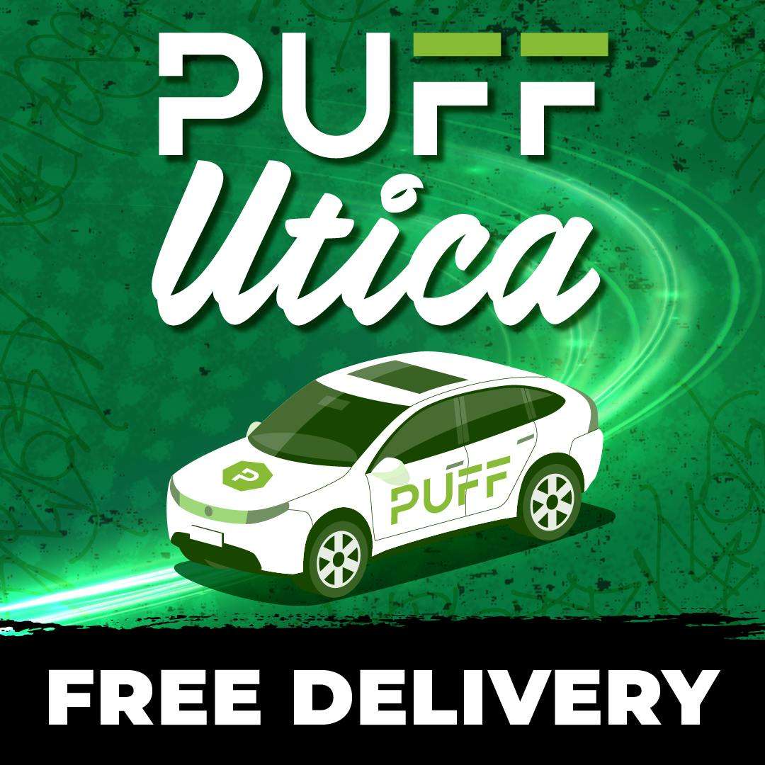 PUFF Utica - Oakland County Delivery Rec & Med storefront banner - recreational marijuana delivery