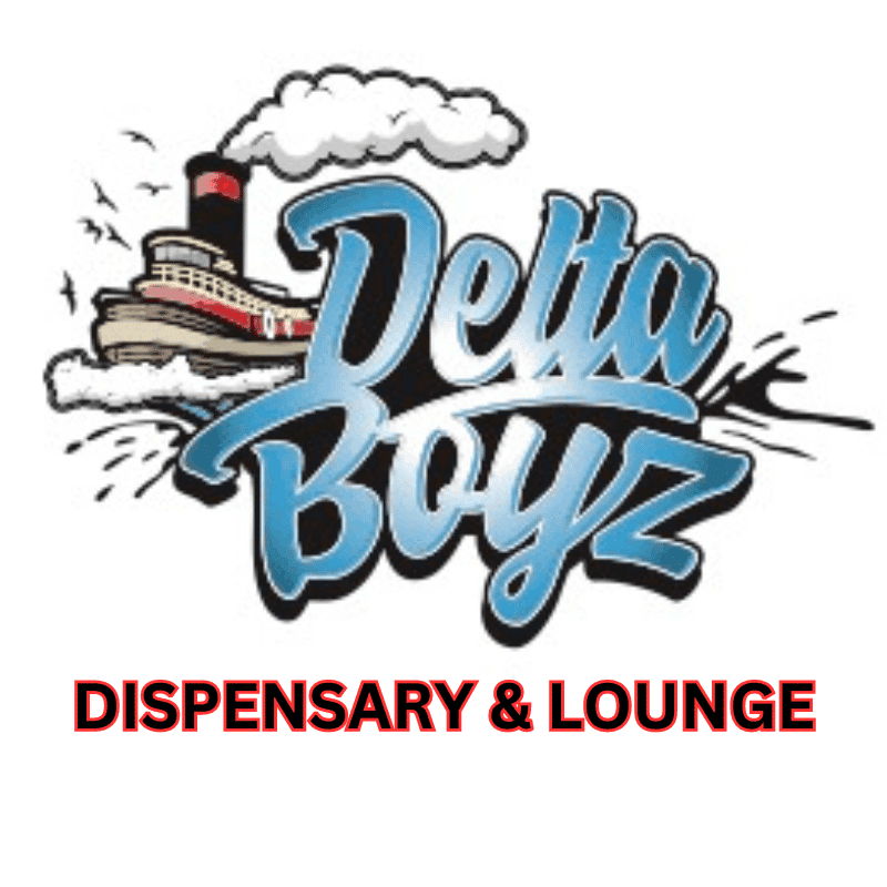 Delta Boyz Dispensary storefront banner - recreational marijuana dispensary