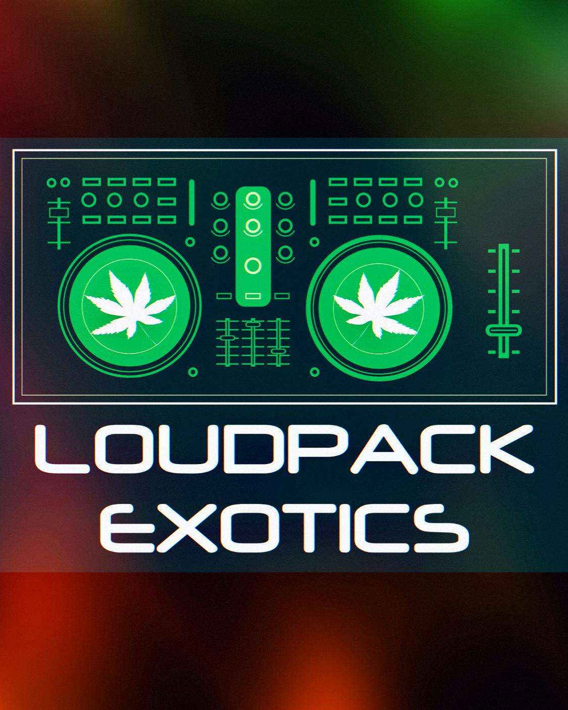 Loudpack Exotics storefront banner - recreational marijuana dispensary