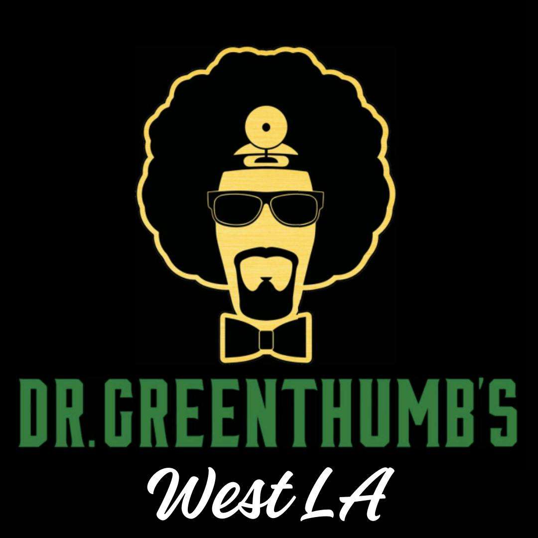 Dr. Greenthumb's West LA storefront banner - recreational marijuana dispensary