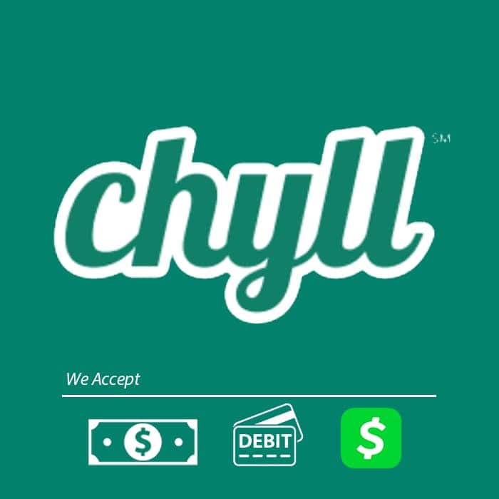 Chyll- We Pay Your Taxes storefront banner - recreational marijuana delivery