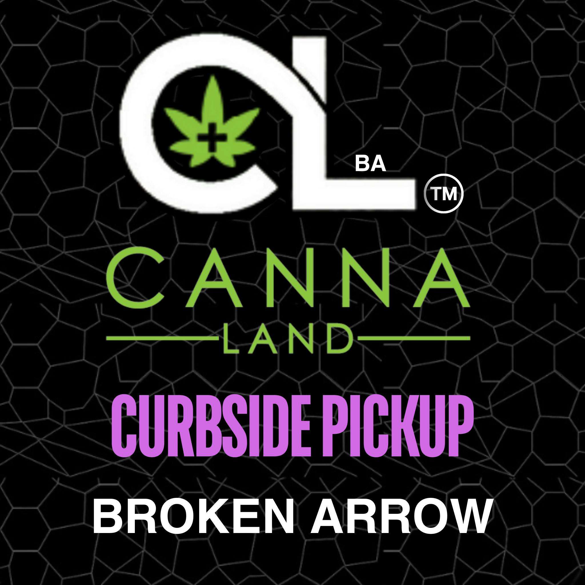 Canna Land - Broken Arrow storefront banner - recreational marijuana dispensary
