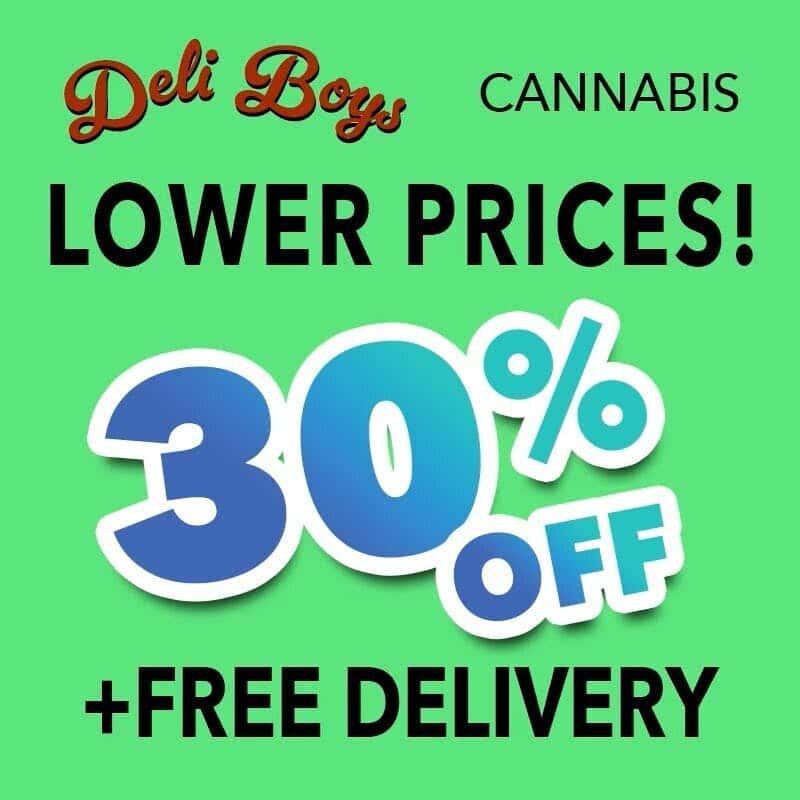 Deli Boys - South Bay storefront banner - recreational marijuana delivery