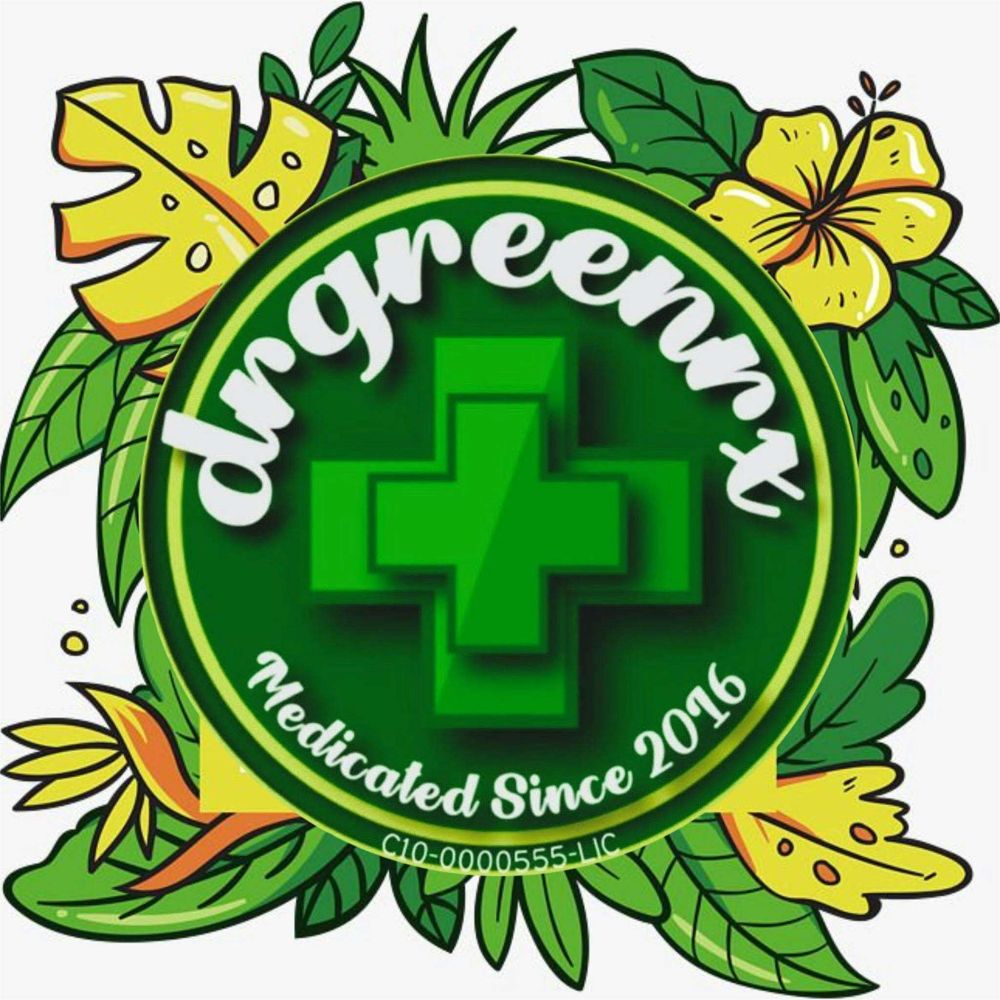 drgreenrx storefront banner - recreational marijuana dispensary