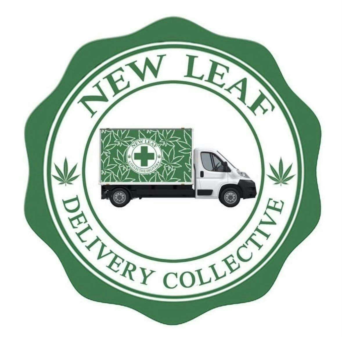 New Leaf Collective storefront banner - recreational marijuana delivery
