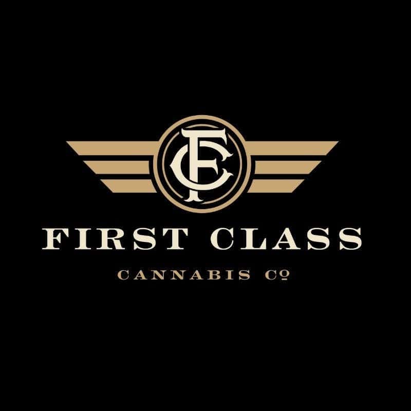 First Class Cannabis Monroe - NOW OPEN storefront banner - recreational marijuana dispensary