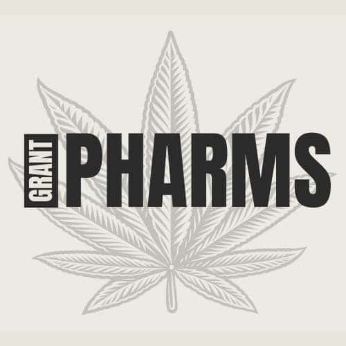 Grant Pharms II storefront banner - recreational marijuana dispensary