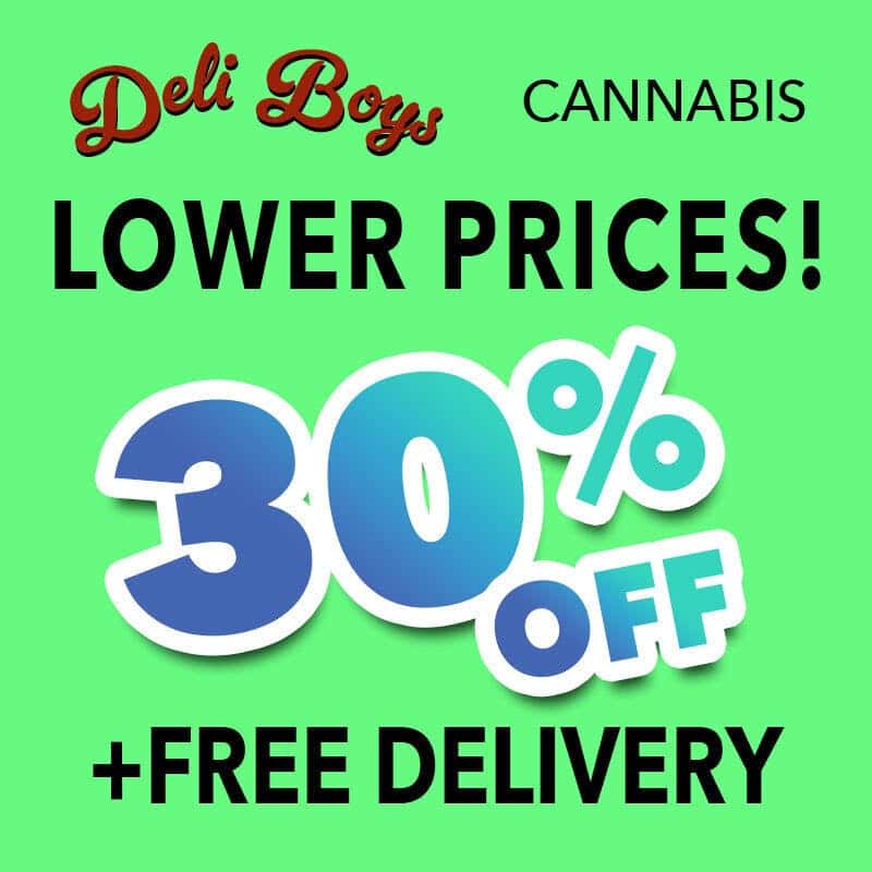 Deli Boys - Inglewood storefront banner - recreational marijuana delivery