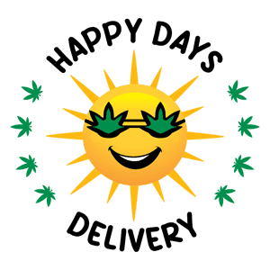 Happy Days Delivery storefront banner - recreational marijuana delivery