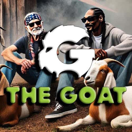 The Goat Cannabis Company storefront banner - recreational marijuana dispensary