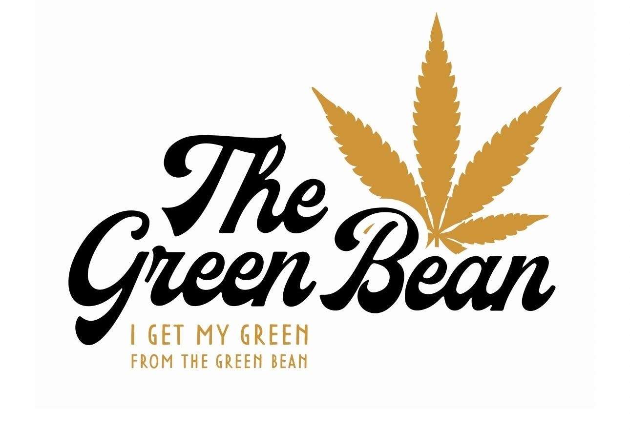 Green Bean storefront banner - recreational marijuana dispensary