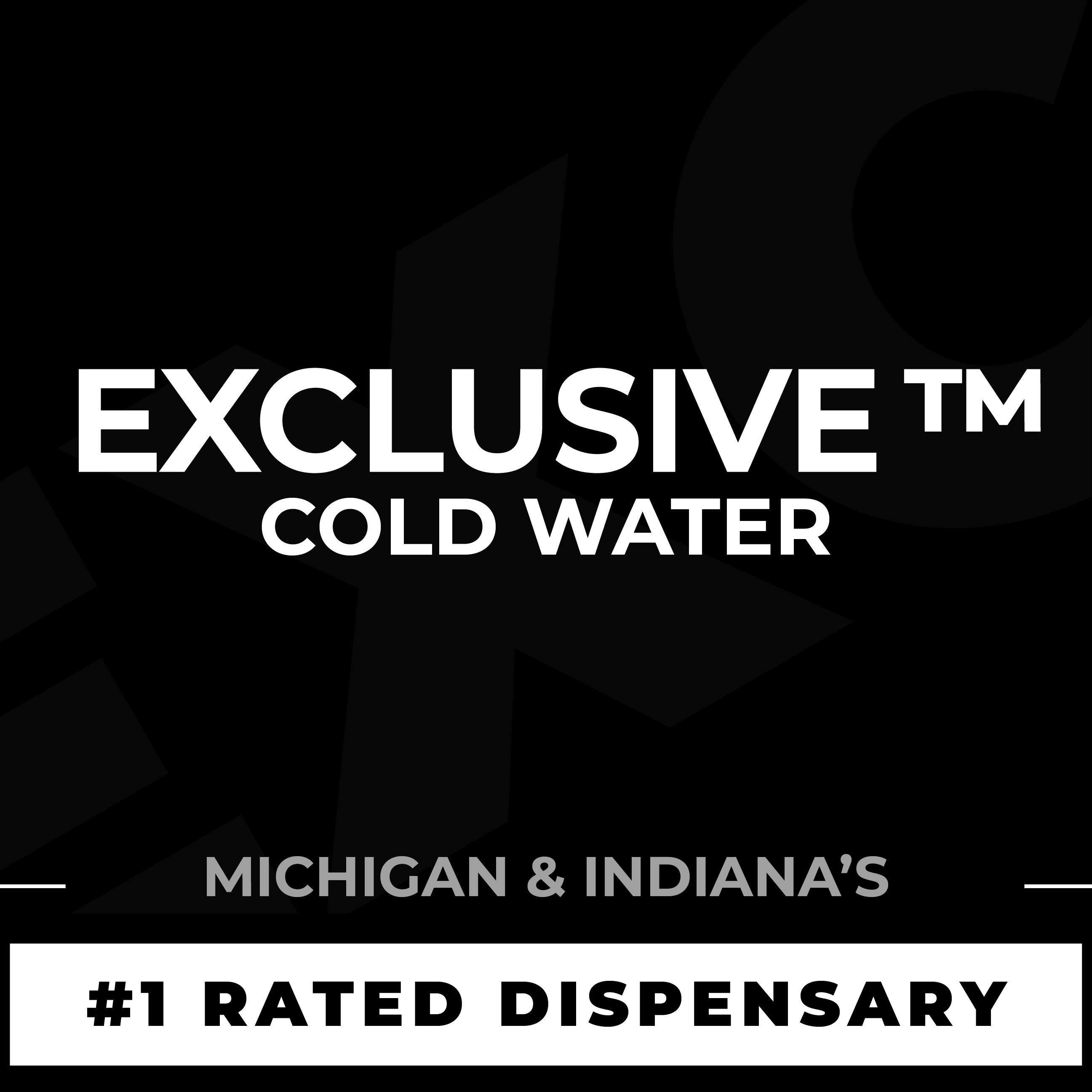 Exclusive Cannabis - Coldwater Recreational storefront banner - recreational marijuana dispensary