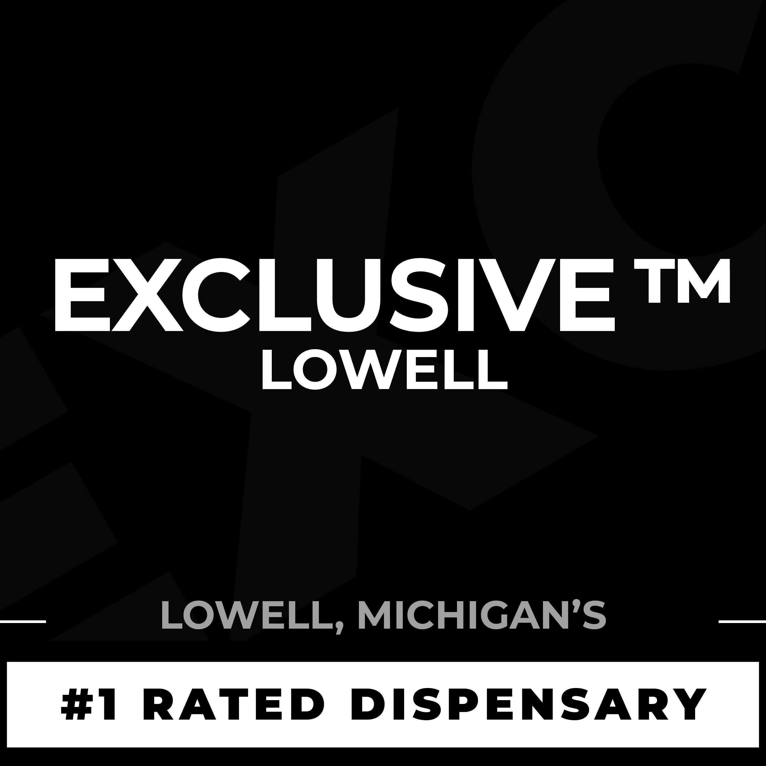 Exclusive Cannabis - Lowell Recreational storefront banner - recreational marijuana dispensary