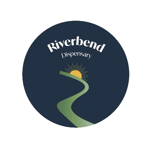 Riverbend Dispensary storefront banner - recreational marijuana dispensary