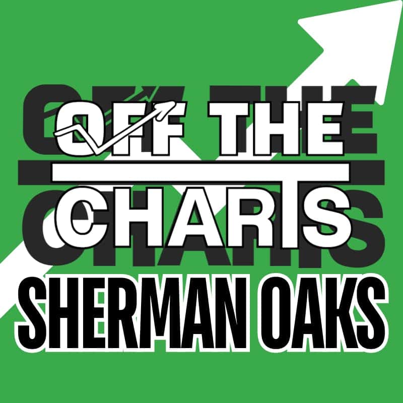 OFF THE CHARTS - Sherman Oaks storefront banner - recreational marijuana dispensary