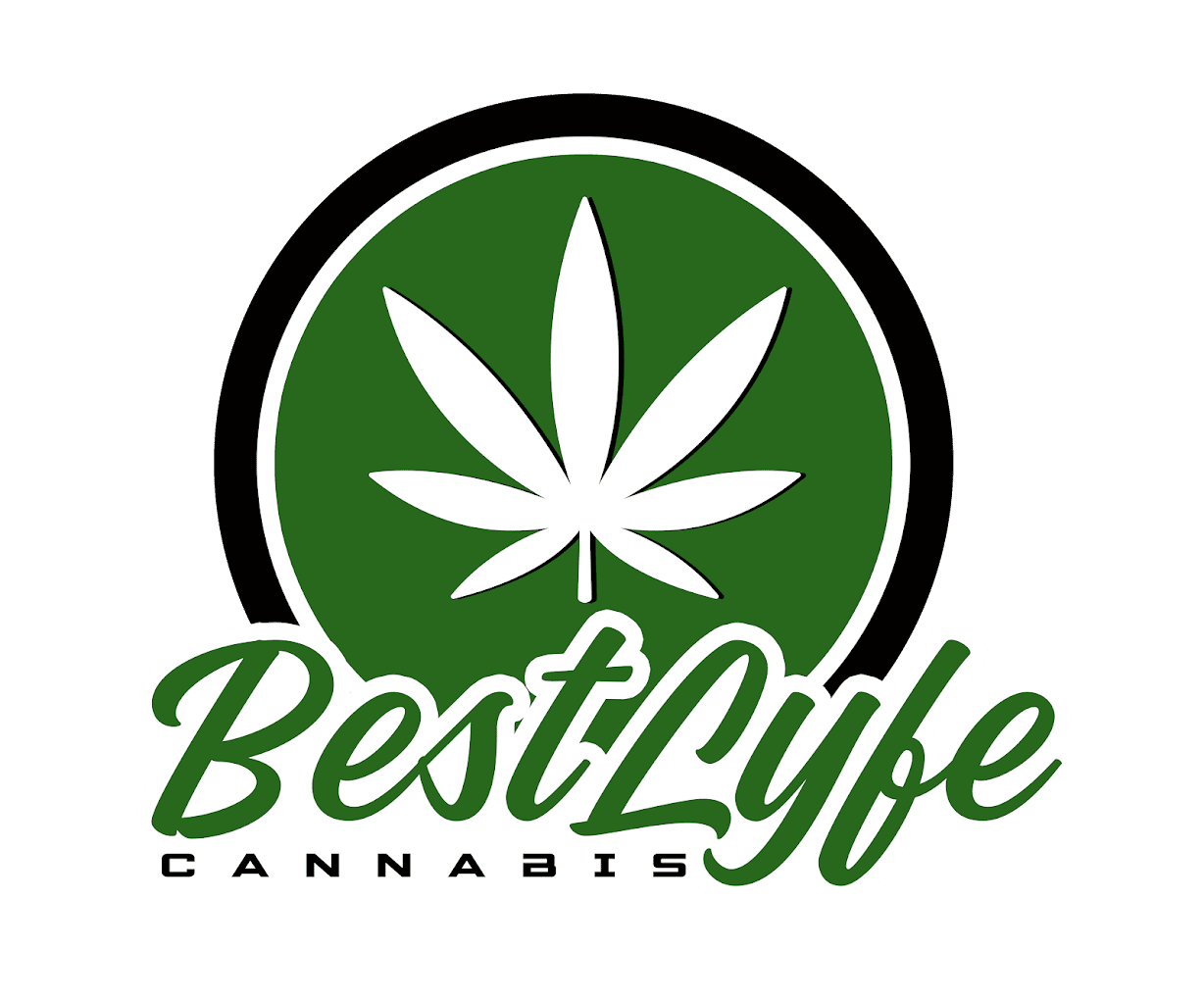 Best Lyfe storefront banner - recreational marijuana dispensary