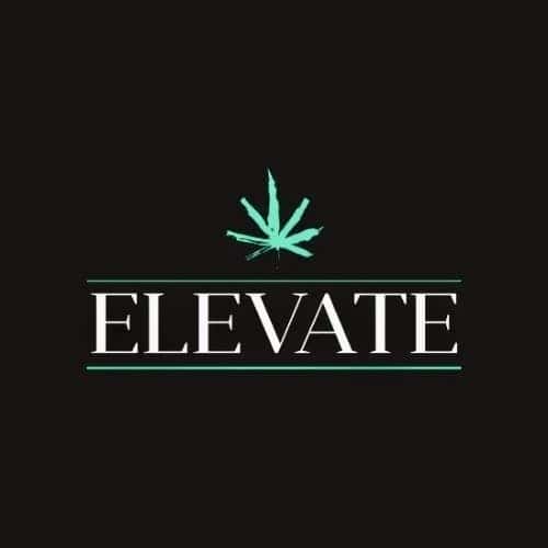 Elevate On 3rd storefront banner - recreational marijuana dispensary