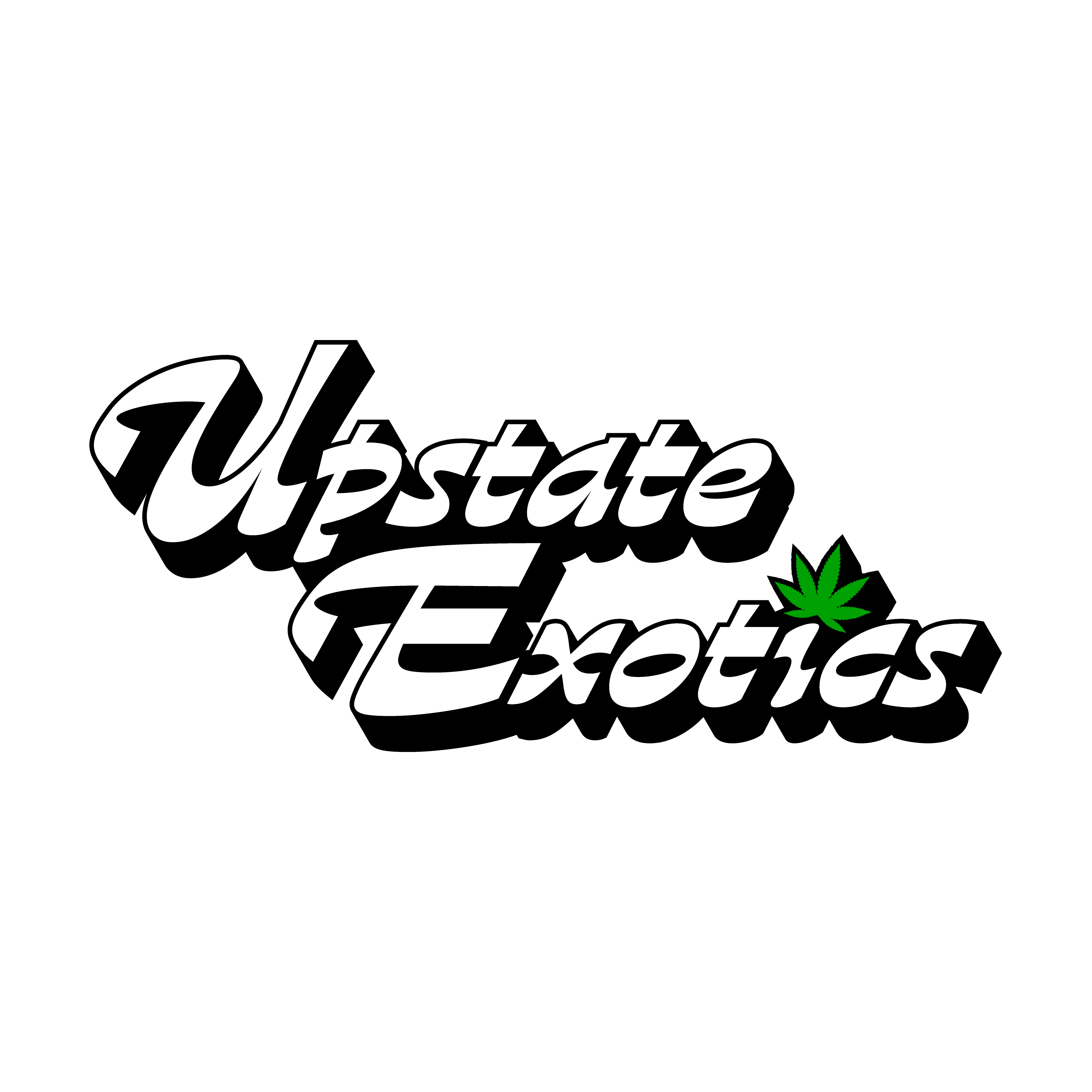 Upstate Exotics storefront banner - recreational marijuana dispensary