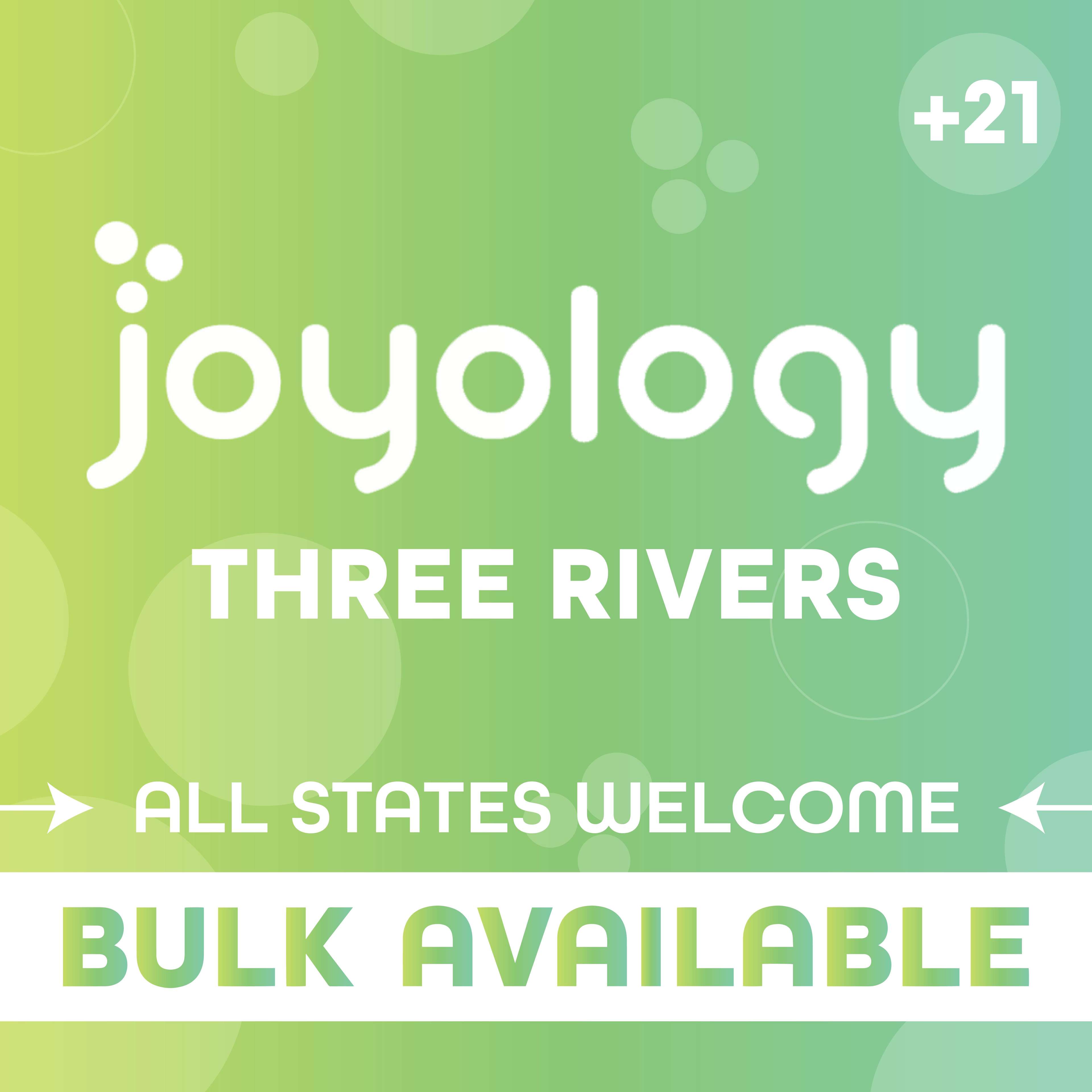 Joyology Three Rivers storefront banner - recreational marijuana dispensary