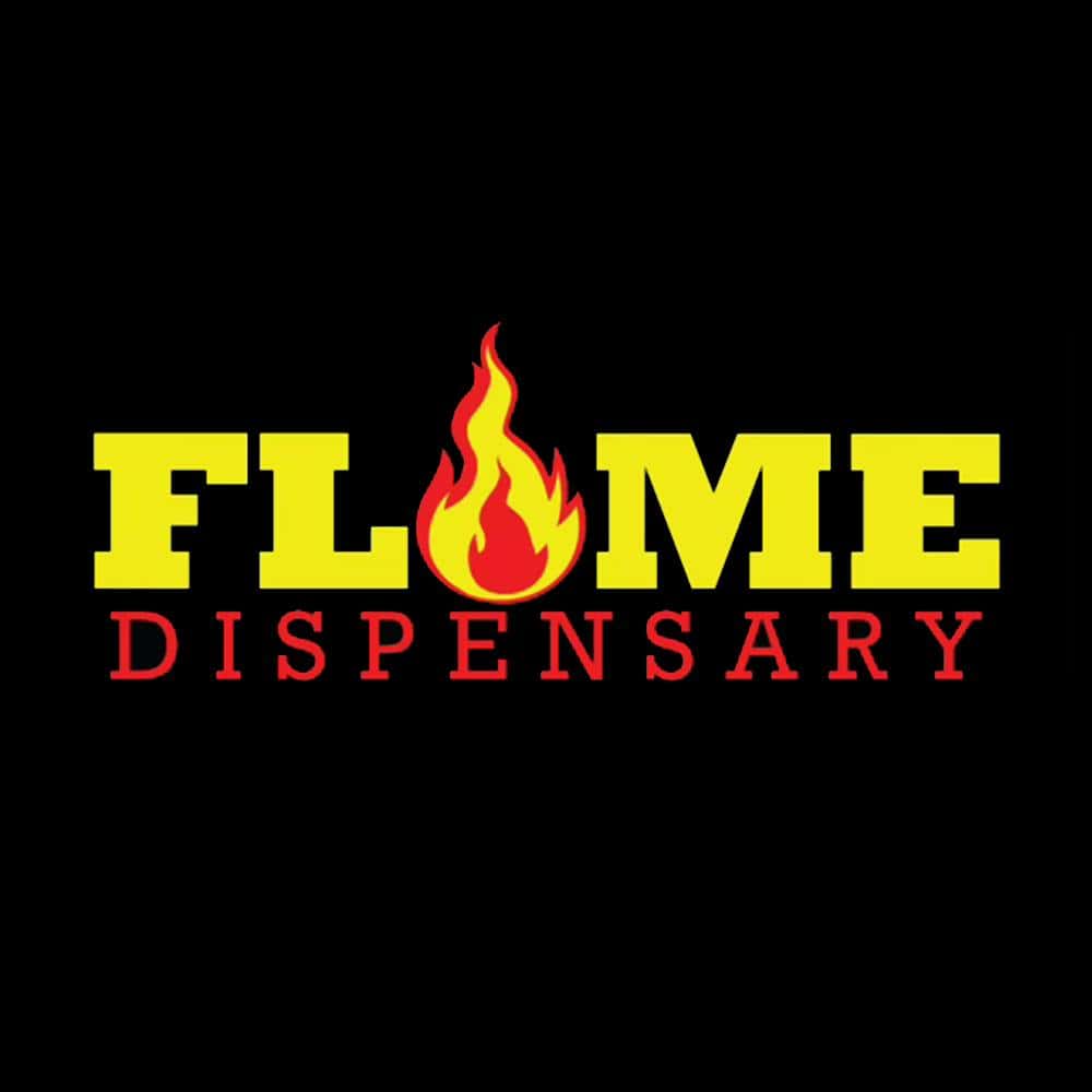 Flame - Lake Elsinore storefront banner - recreational marijuana dispensary