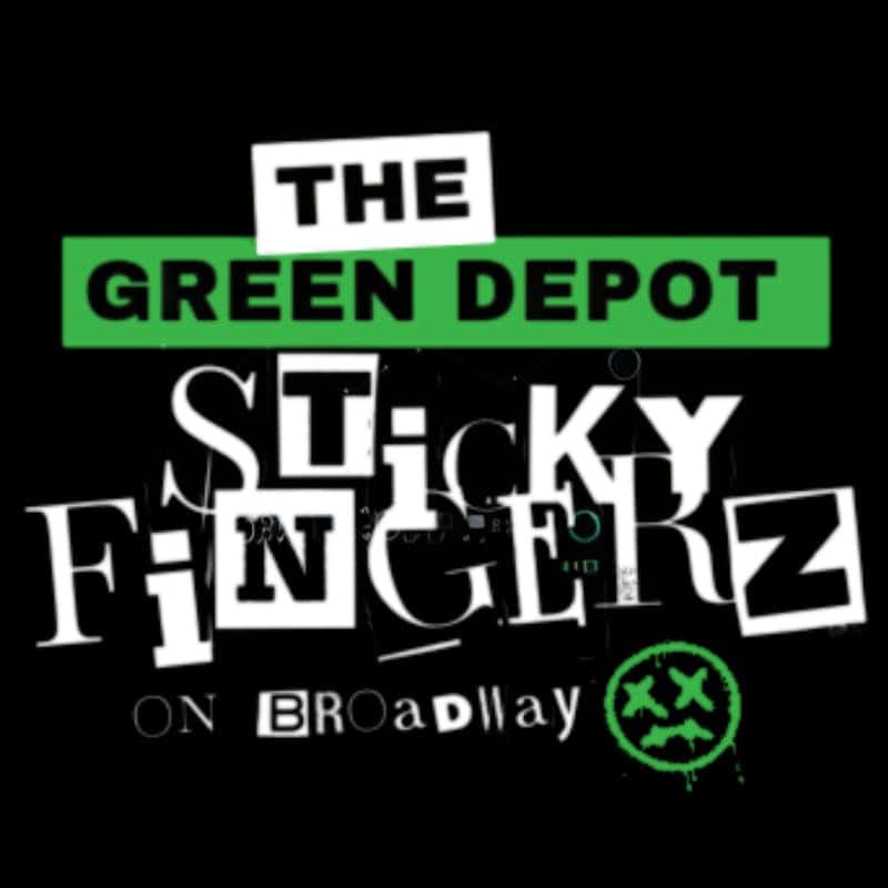 Green Depot storefront banner - recreational marijuana dispensary