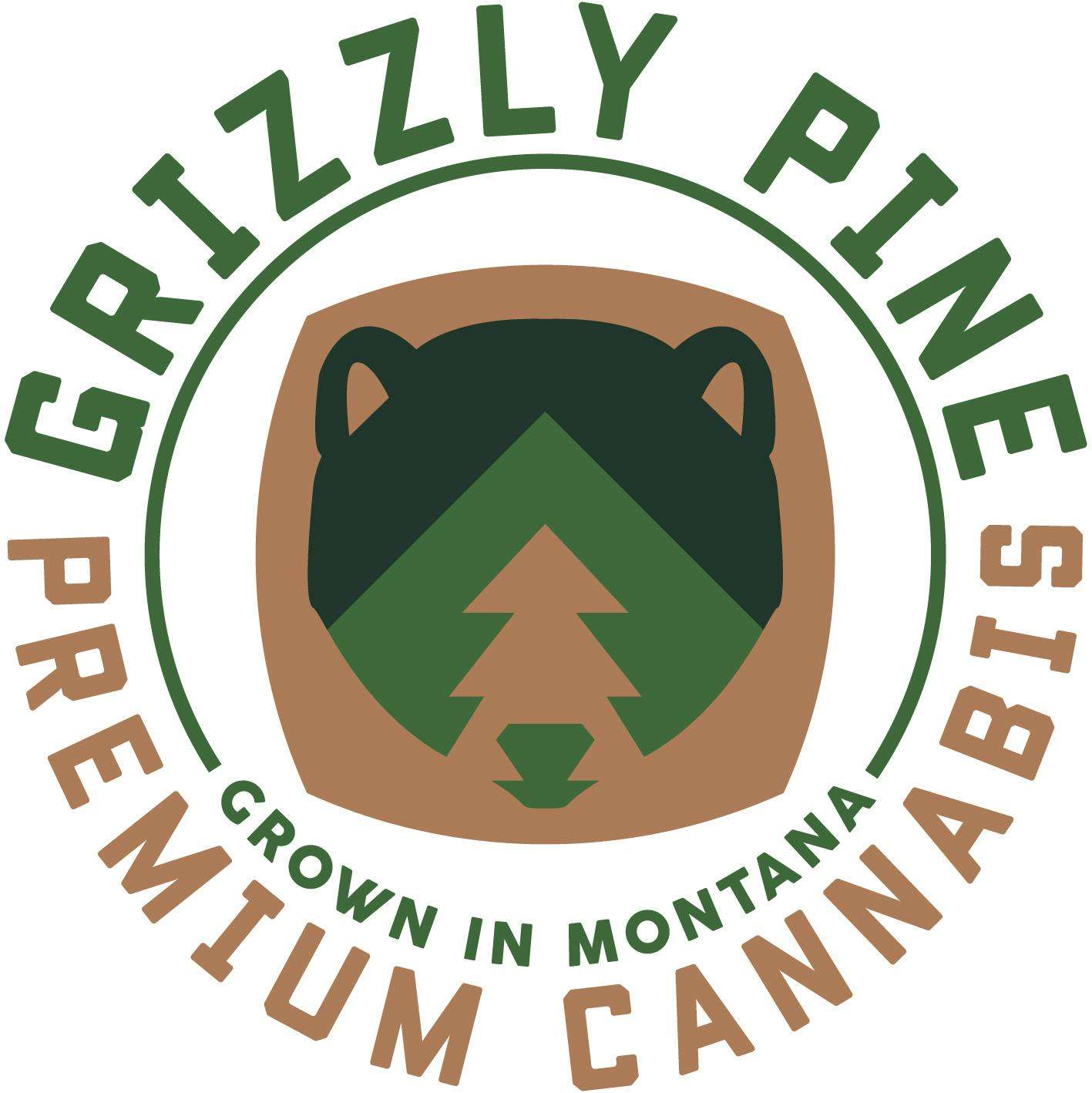Grizzly Pine storefront banner - recreational marijuana dispensary