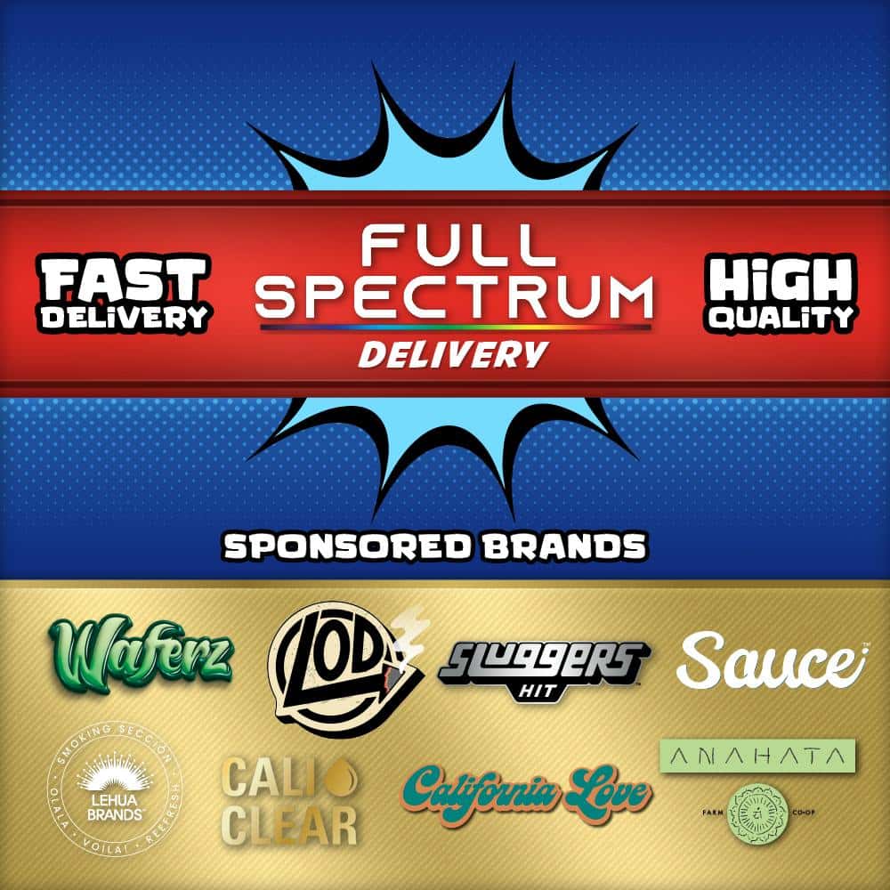 Full Spectrum Delivery - Van Nuys storefront banner - recreational marijuana delivery