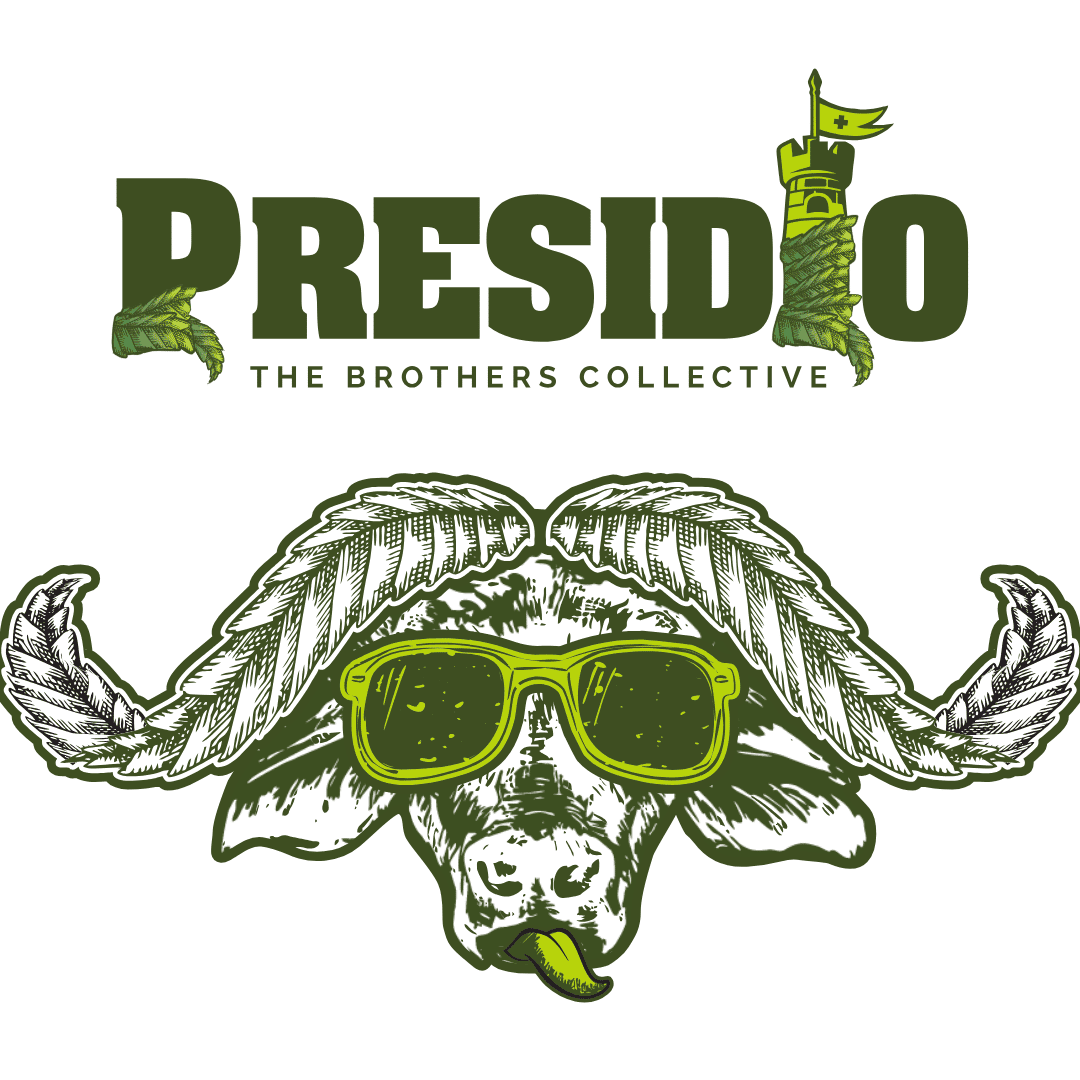 Presidio storefront banner - recreational marijuana dispensary