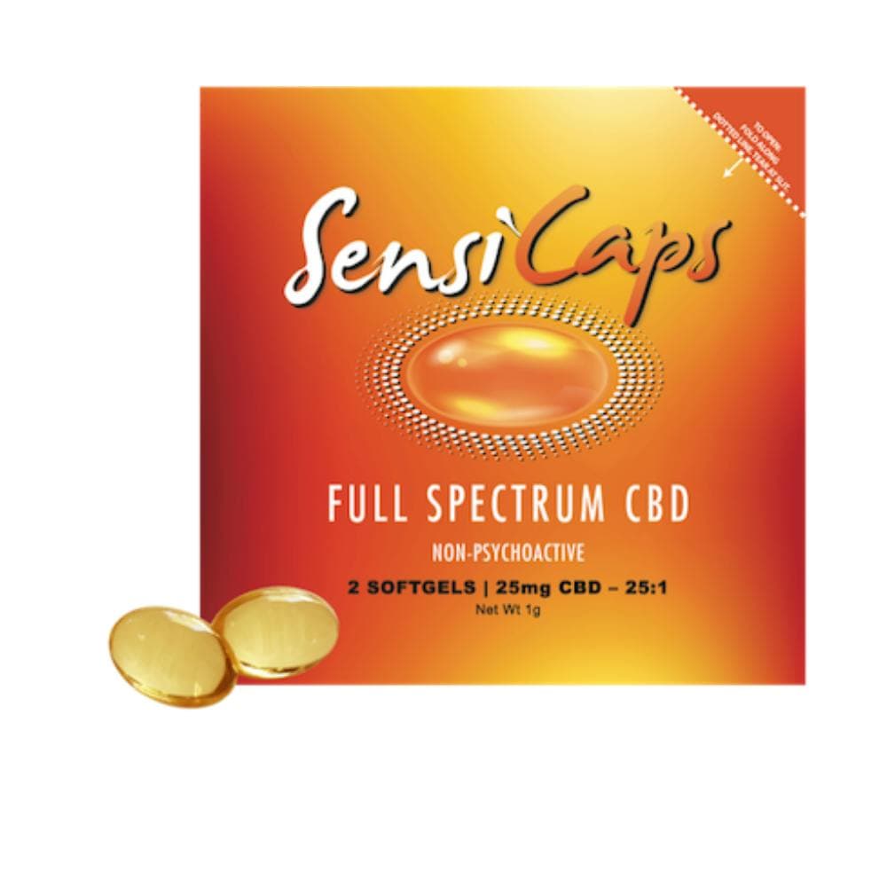 Sensi Caps 25:1 CBD Softgels – 2 pack